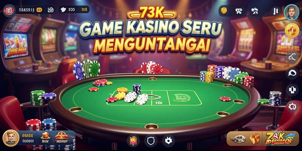Screenshot <strong>73K</strong> menampilkan gameplay yang seru dan interaktif.