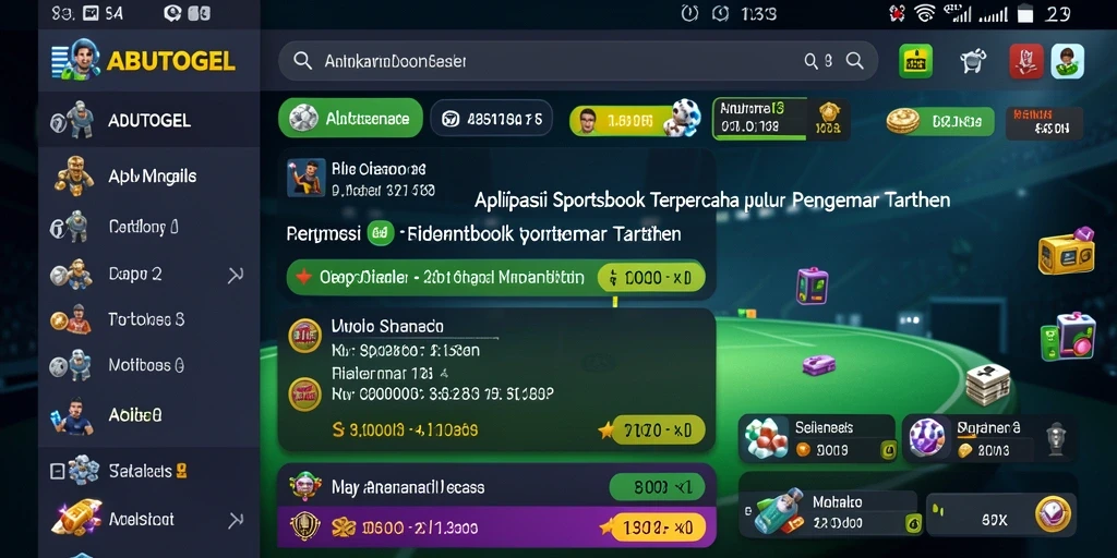 Tampilan gameplay ABUTOGEL yang menarik dan dinamis.