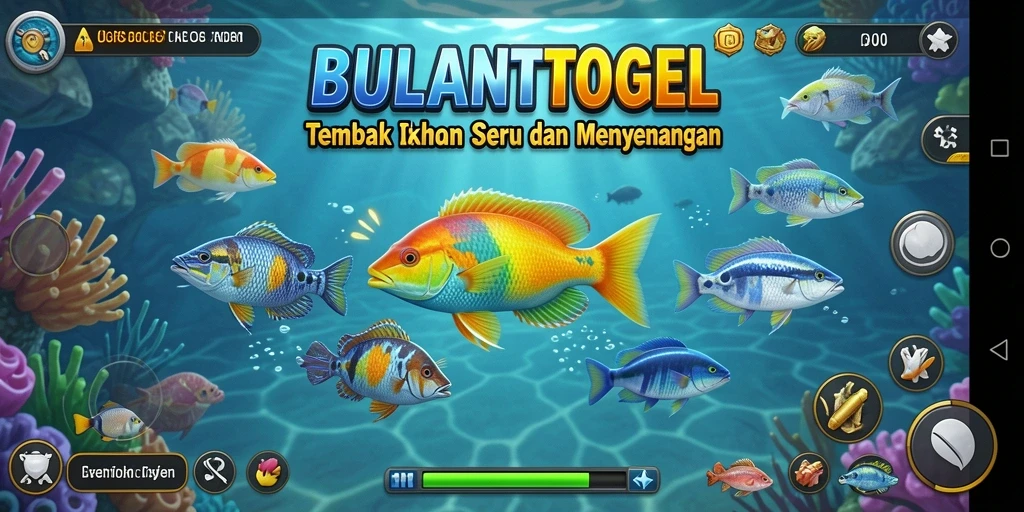 Tangkapan layar dari gameplay Tembak Ikan yang seru.