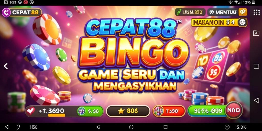 Screenshot gameplay Bingo seru dari CEPAT88.