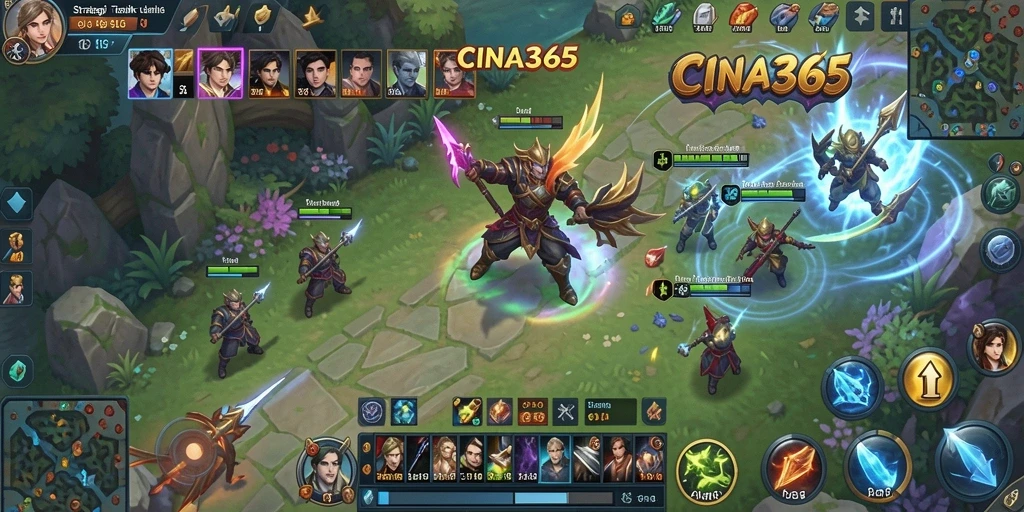 Tampilan menarik gameplay CINA365 dengan pertempuran strategis.