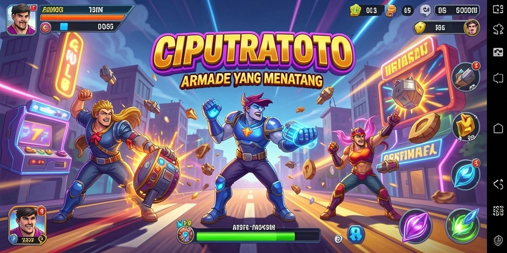 Screenshot gameplay <strong>CIPUTRATOTO</strong> yang menunjukkan aksi seru dalam permainan Arcade.