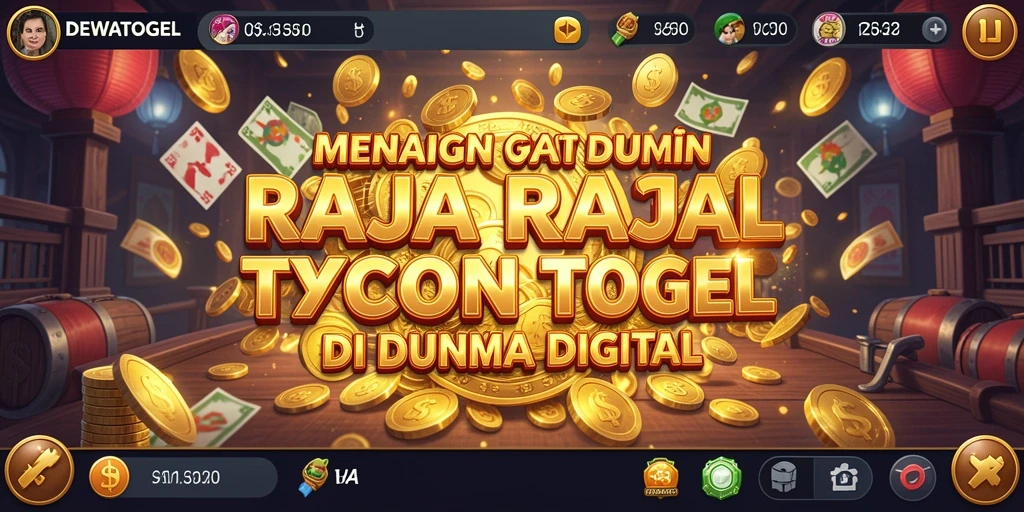 Screenshot gameplay DEWATOGEL menampilkan suasana tycoon yang dinamis.