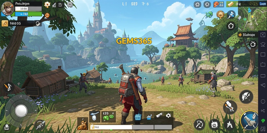 Gameplay menarik di dunia terbuka GEMS365.