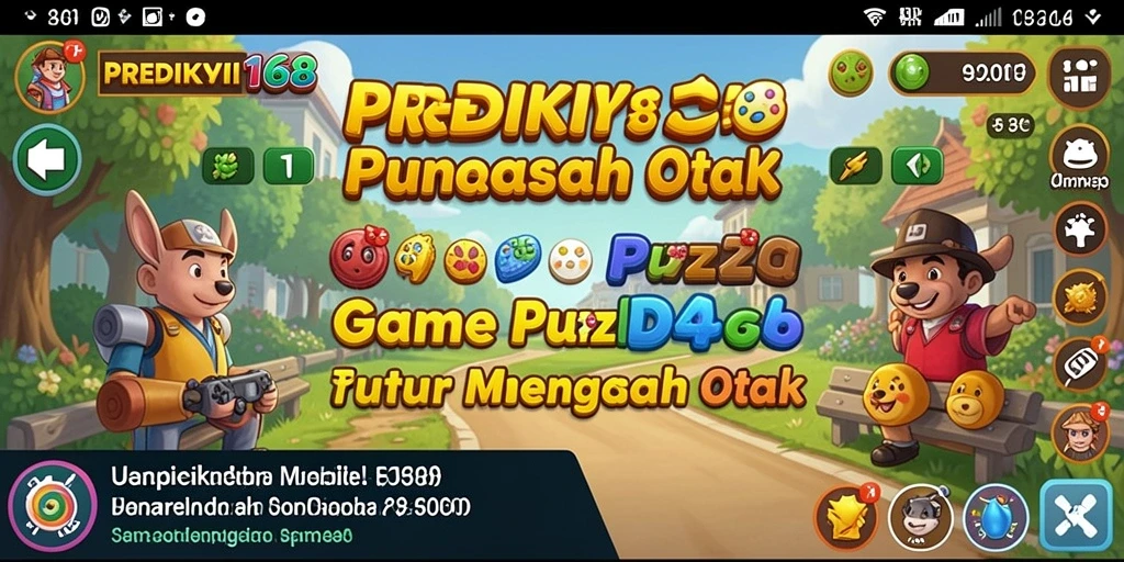 Tampilan gameplay PREDIKSI168 dengan tantangan puzzle yang seru dan menarik.