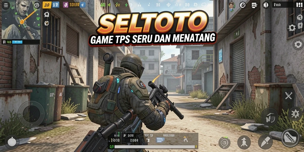 Tangkapan layar gameplay SELTOTO yang menampilkan aksi pertempuran yang intens.