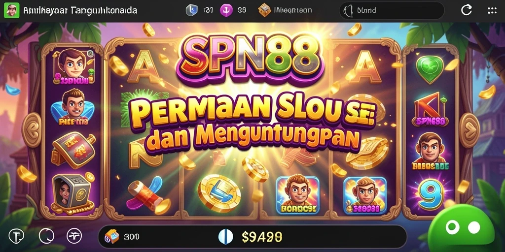 Screenshot gameplay SPN88 menampilkan pengalaman bermain slot yang mengasyikkan.