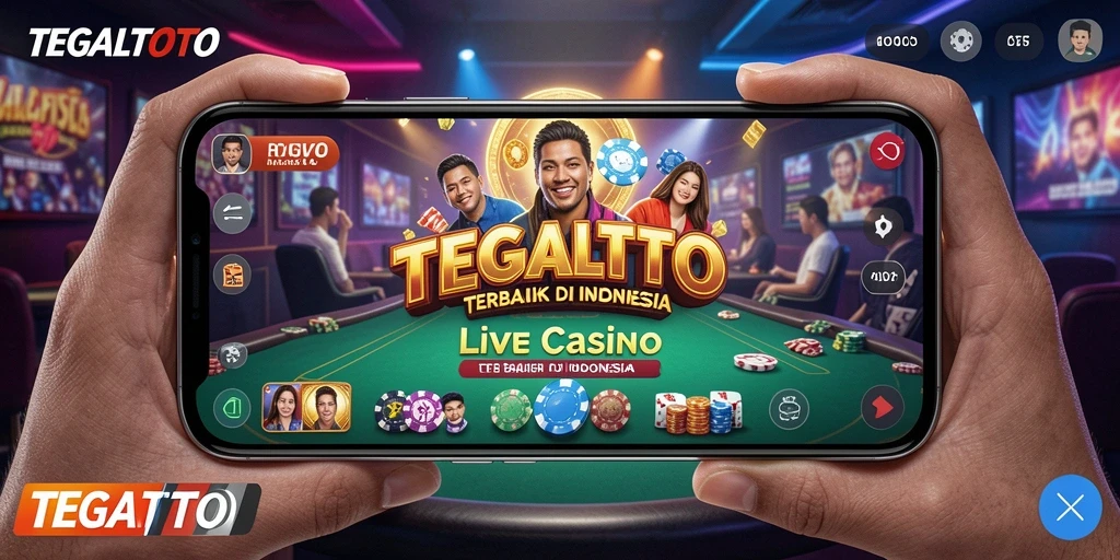 Tampilan gameplay Live Casino di TEGALTOTO yang menggembirakan.