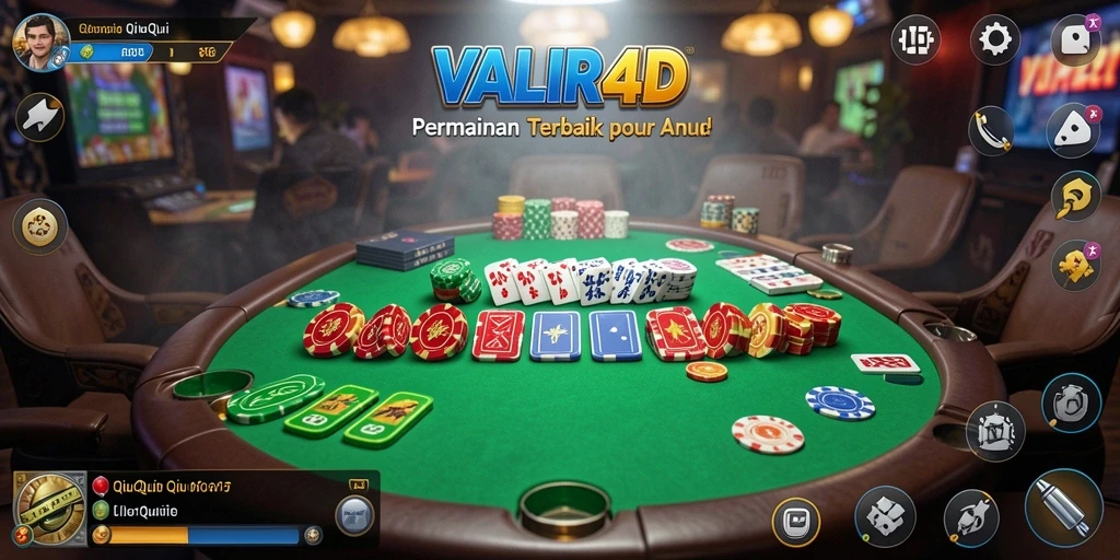 Tampilan menarik gameplay QiuQiu di VALIR4D.
