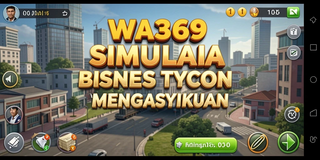 Tampilan gameplay yang menegangkan dalam game Tycoon WA369.