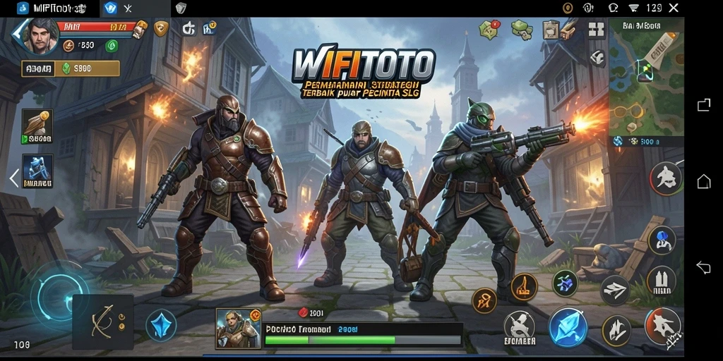 Tampilan gameplay menarik dari WIFITOTO dengan pertempuran strategis.